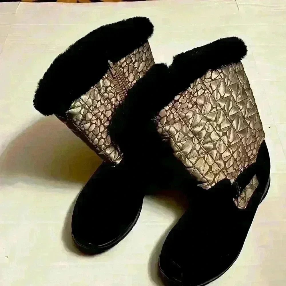 Easy Street Easy dry Boulder Waterproof Boots woman’s Shoes Size 9W​